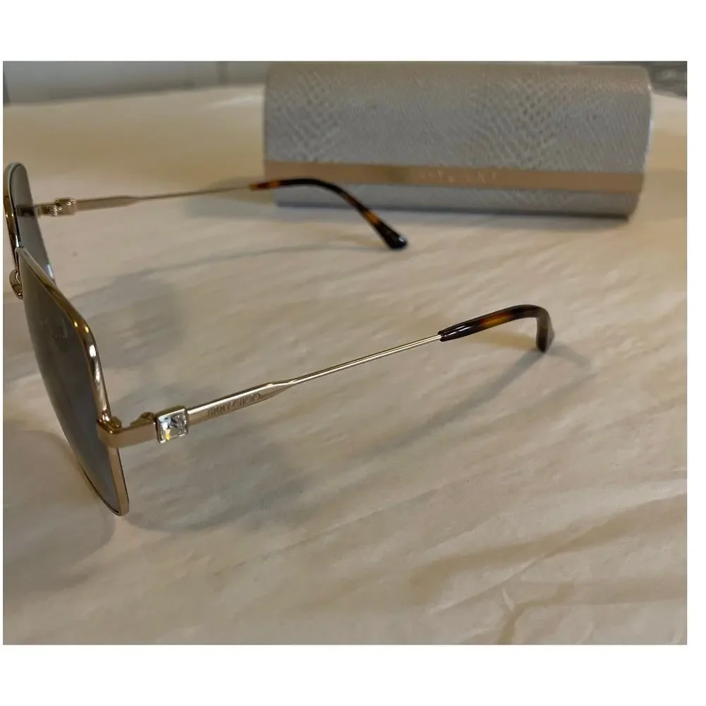 Jimmy Choo Kori Sunglasses 58-16-145 with Case NWT